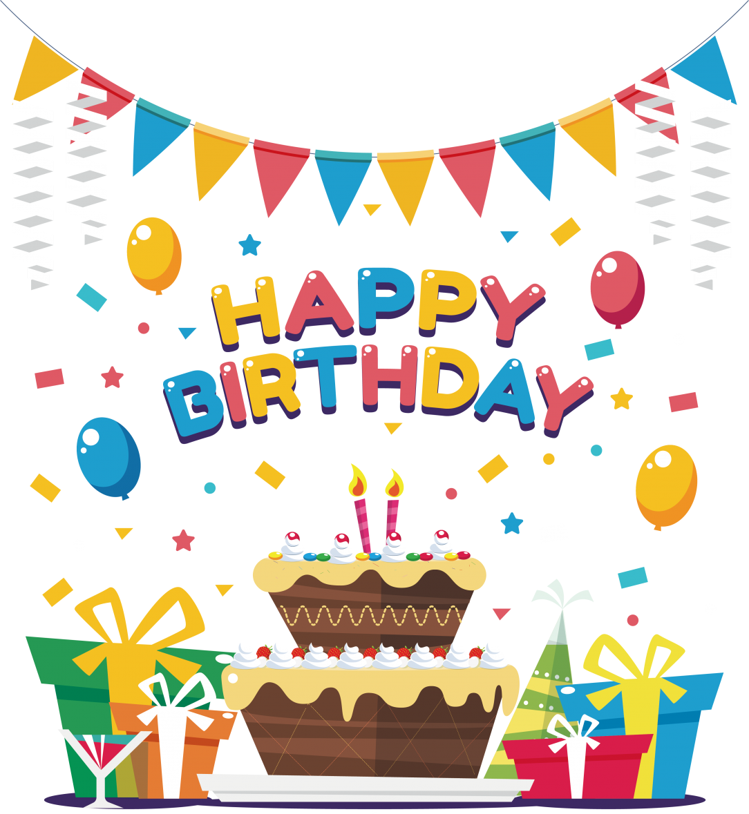 Large Size Of Birthday Facebook Cover Wishes High Quality - Birthday Cake Clip Art Transparent Background (1084x1179)