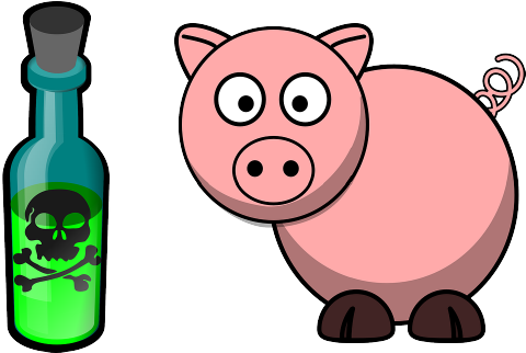 Card Image Cap - Pig Clipart Png (509x321)