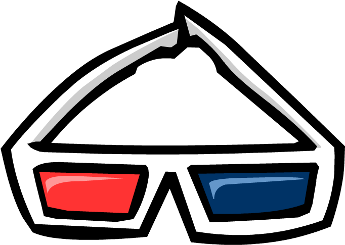 Blue Sunglasses Club Penguin - 3d Glasses Club Penguin (749x749)