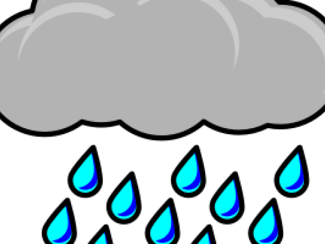 Rain Clipart Tag Ulan - Nube Con Lluvia Png (640x480)