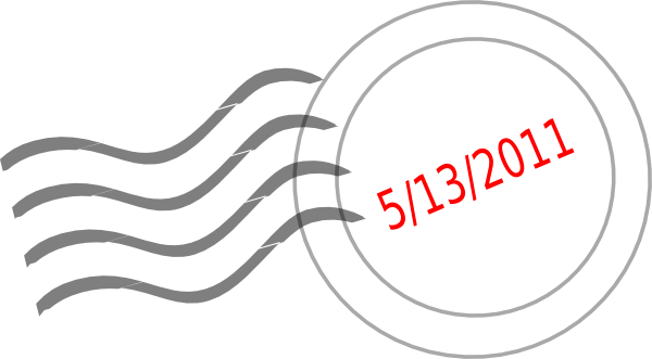 Postal Mark 2011 Clip Art At Clker Com - Selo Correio Png (600x331)