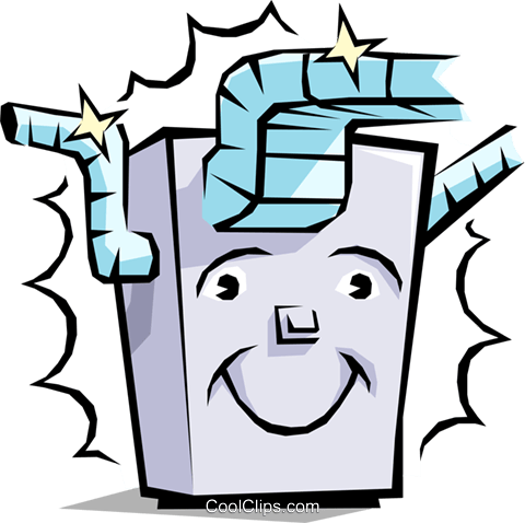 Furnace Royalty Free Vector Clip Art Illustration - Air Duct Clip Art (480x478)