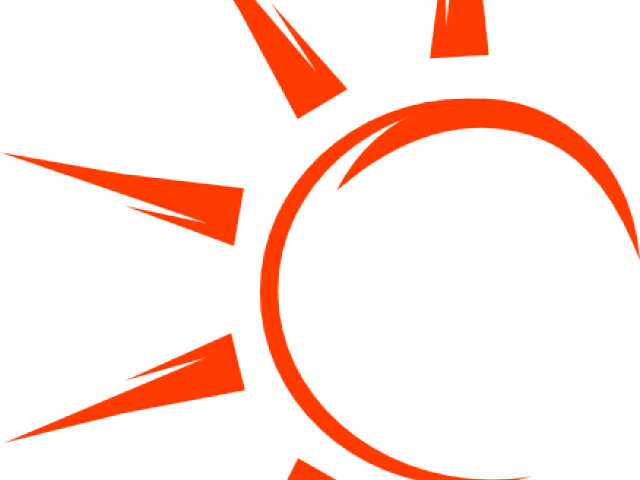 Sunset Clipart Corner - Circle (640x480)