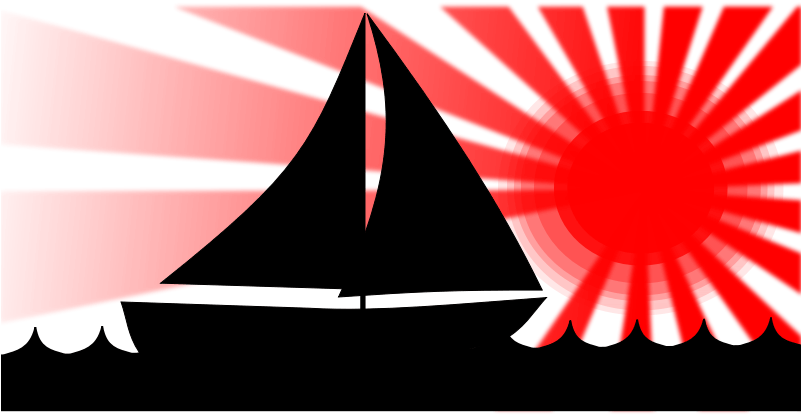 Sunrise Clip Art - Red Sun Tattoo (800x800)
