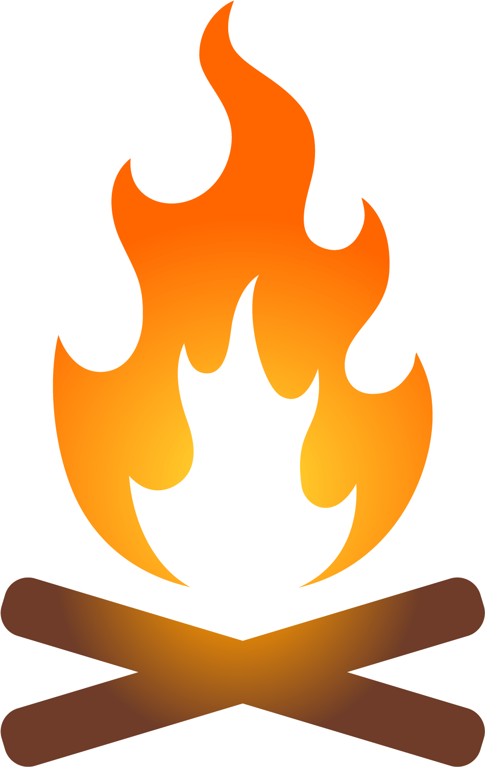 Campfire Clip Art Transprent Png Free Download - Camp Fire Silhouette (1800x1800)