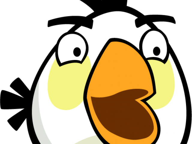 Cardinal Clipart Angry - White Blue Bird Angry Birds (640x480)