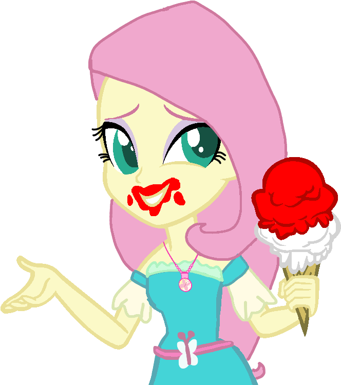 Eqgcac 14 Red And White Ice Cream By Gouhlsrule - Cartoon (859x757)