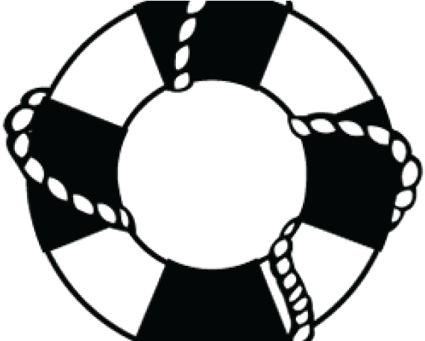 Clipart Library Life Saver Clipart Black And White - Black And White Lifesaver Clipart (640x480)
