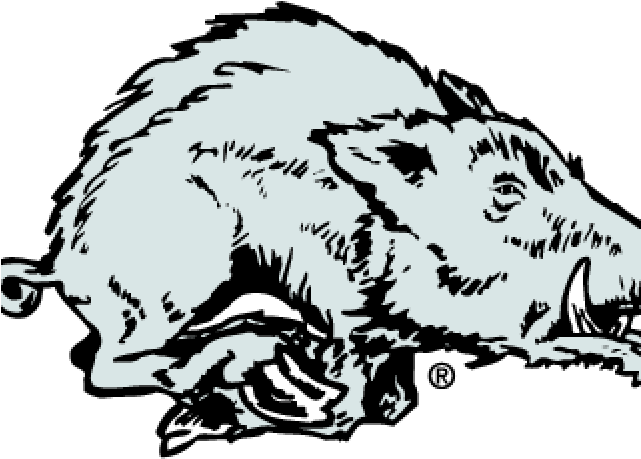 Arkansas Razorback Stencil - Arkansas Razorbacks (641x459)