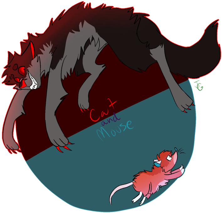 Cat And Mouse By Xxjammeriamalivexx - Illustration (1000x800)