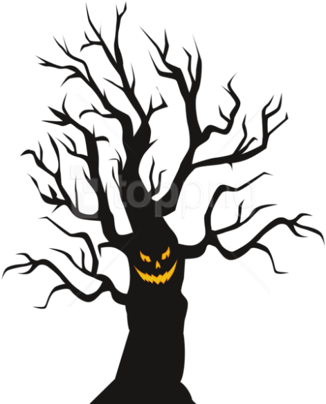 Free Png Download Halloween Scary Tree Png Images Background - Free Png Download Halloween Scary Tree Png Images Background (480x587)