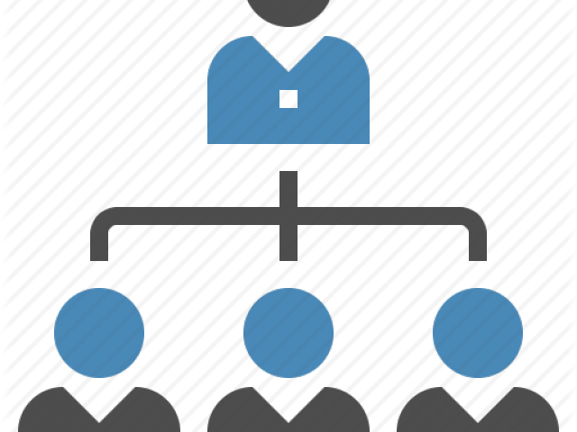 Structure Clipart Management Structure - Team Hierarchy Icon (640x480)