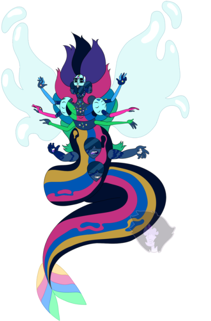 Was Once Rainbow Calsilica, Now Is Titanium Aura Quartz - Illustration (500x666)