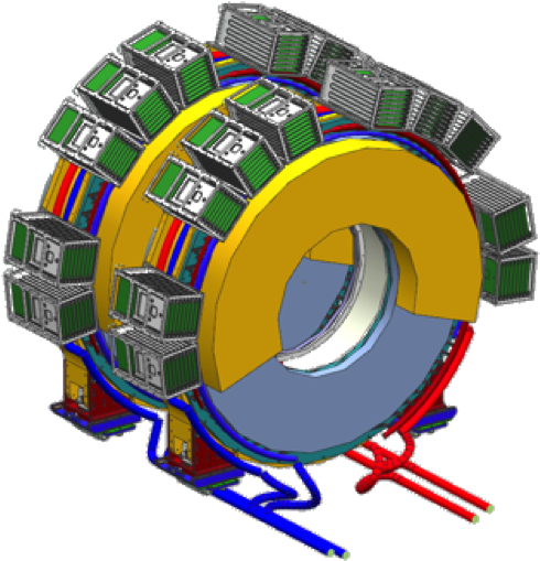 The Crystals Are Piled Up Inside The Aluminum Rings, - Circle (545x557)