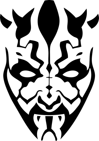 Darth Maul Decal Png (417x591)