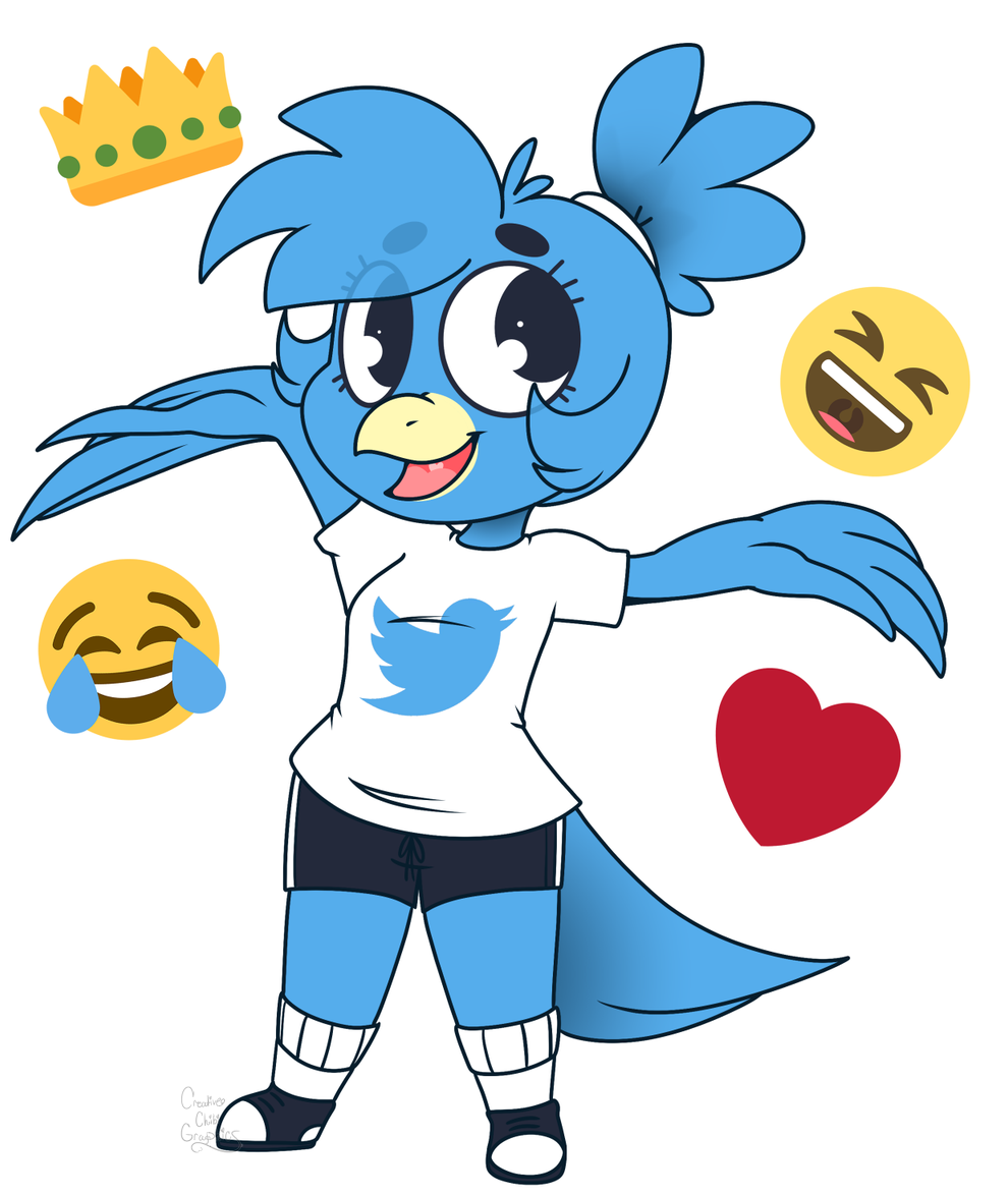 #tweetfur #twitterbird I Hope You All Like It - Cartoon (1200x1200)