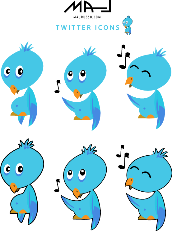 Free Twitter Bird Icons Free Vector - Twitter Bird (553x745)