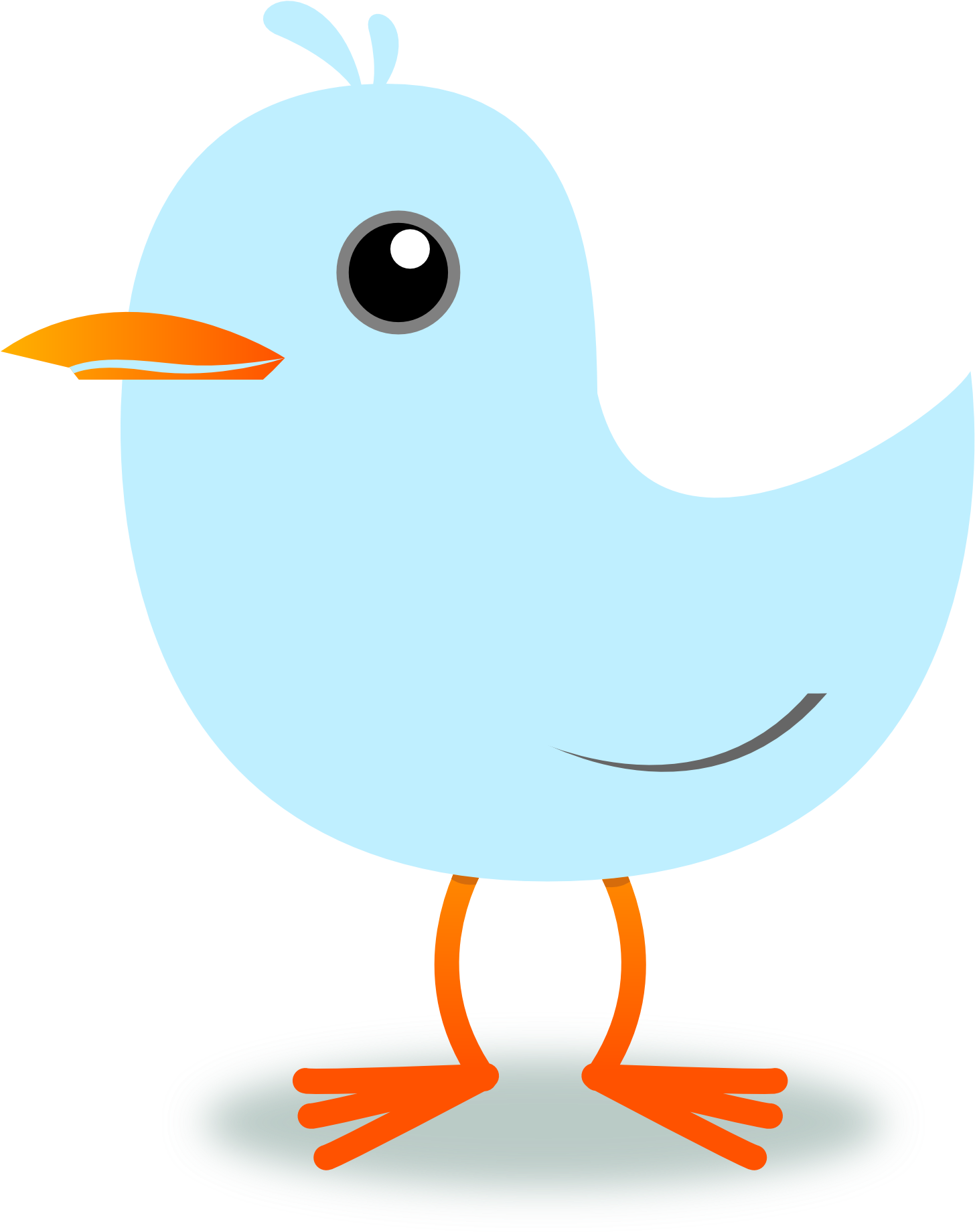 Twitter Bird Tweet Tweet 2 1969px 206 - Clip Art (1969x1952)