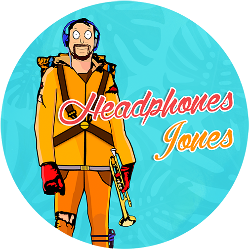 Headphones Jones Are A Funk Collective That Create - Cartoon (512x512)