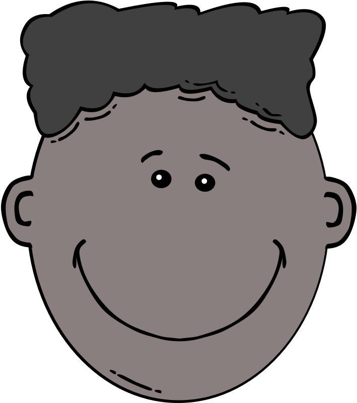 Boy Face Cartoon - People Faces Clip Art (800x800)