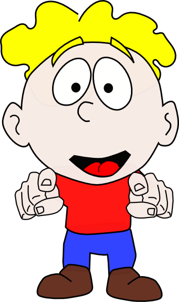 Happy Boy Clip Art At Clker - Happy Boy Clipart Transparent (354x597)