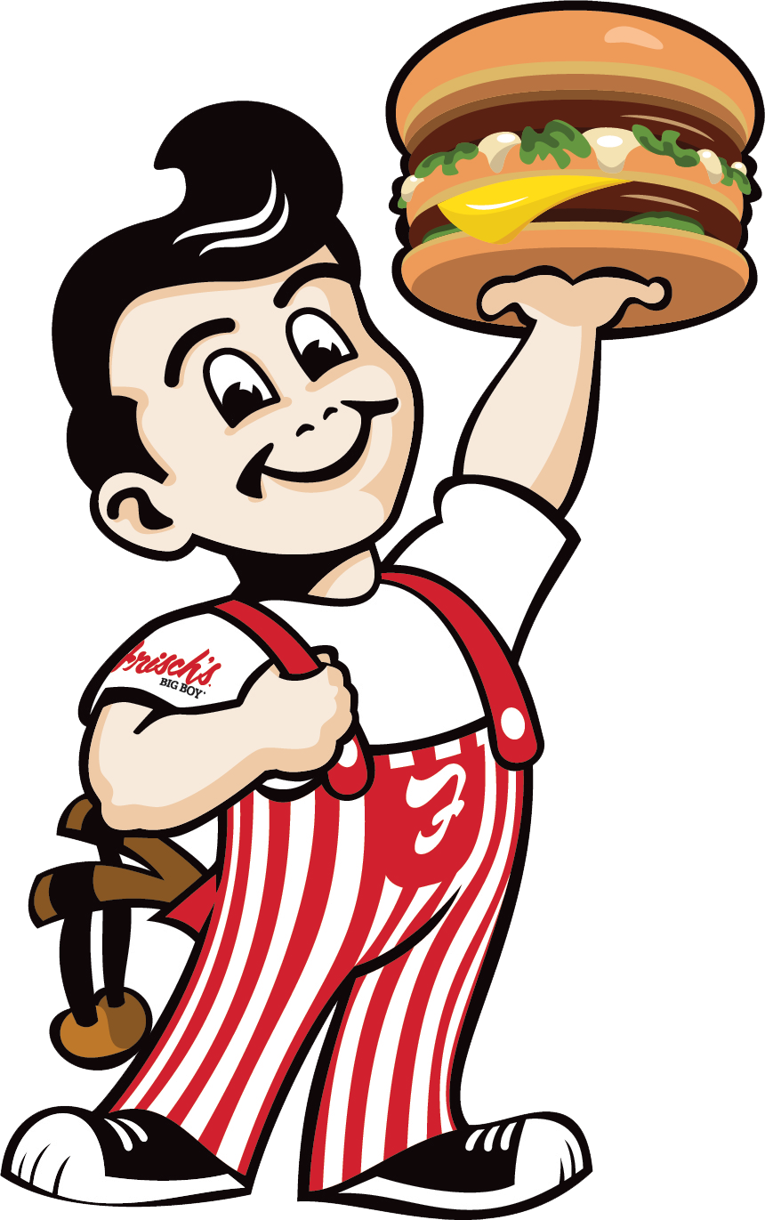 Over The Years, Frisch's Big Boy, Also Known As The - Frisch's Big Boy Logo (860x1371)