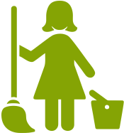 Upholstery Cleaning - Home Clean Icon Png (393x393)