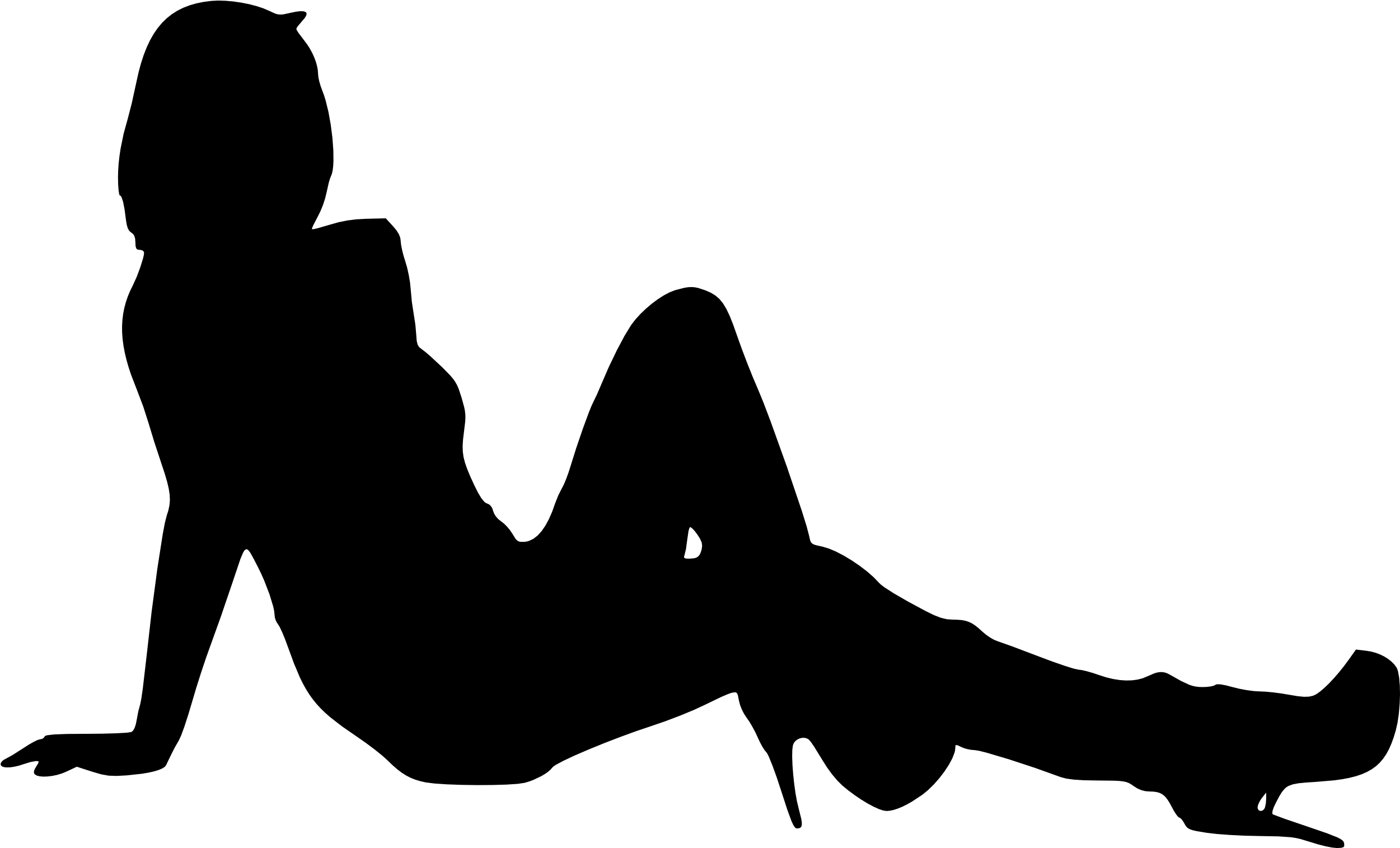 30 Woman Silhouettes - Lady Silhouette Transparent (2872x1739)