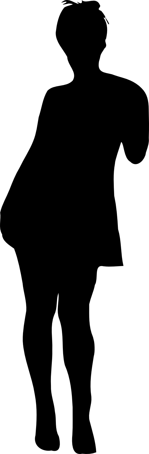 Woman Silhouette Vector Free Download - Mother Silhouette Vector Free Dowload (512x1556)