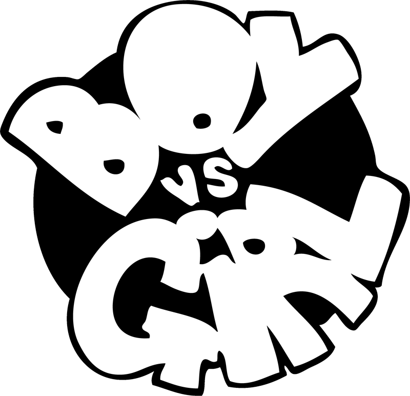 Boy Vs Girl - Girls Vs Boys Png (800x772)
