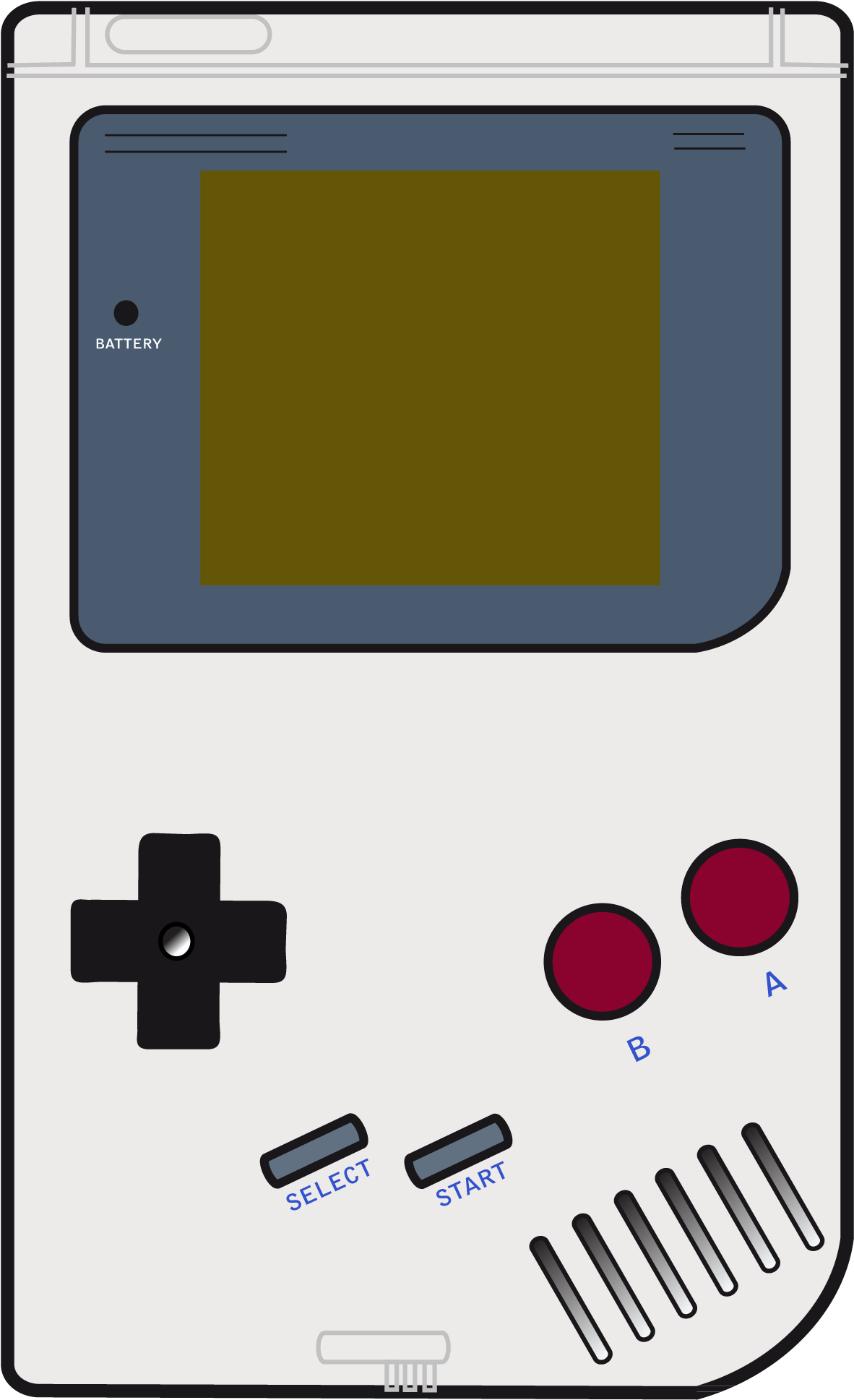 Game Clipart Gameboy - Clip Art Game Boy (2016x2016)