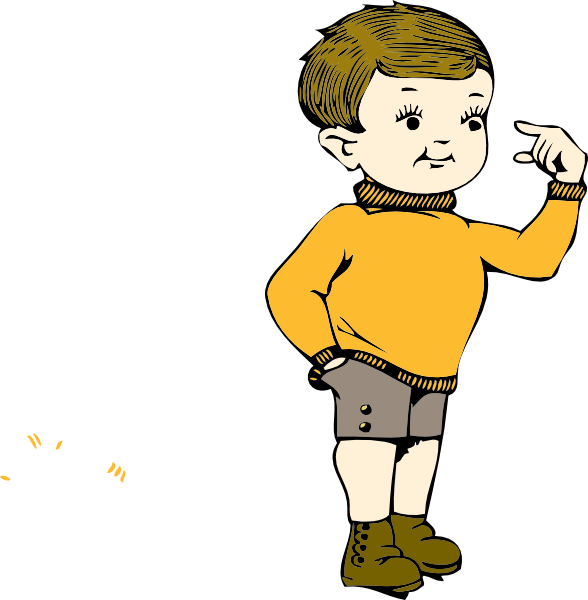 Smaller Boy Mod Clip Art At Clker - Girl Older Than Boy (588x600)