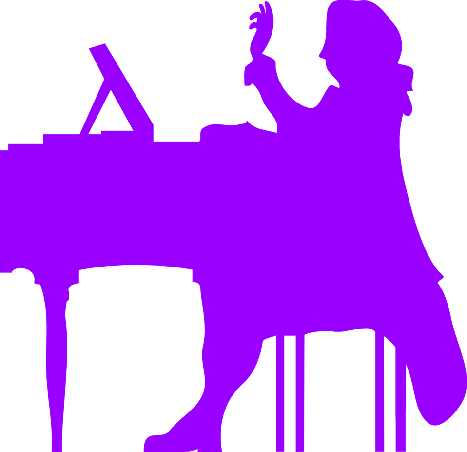 Piano Silhouette Clip Art Transparent - Baldassare Galuppi: 6 Sonaten (958x926)