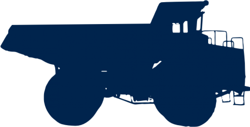 Dump Truck Kids T-shirt - Dump Truck Silhouette (800x800)