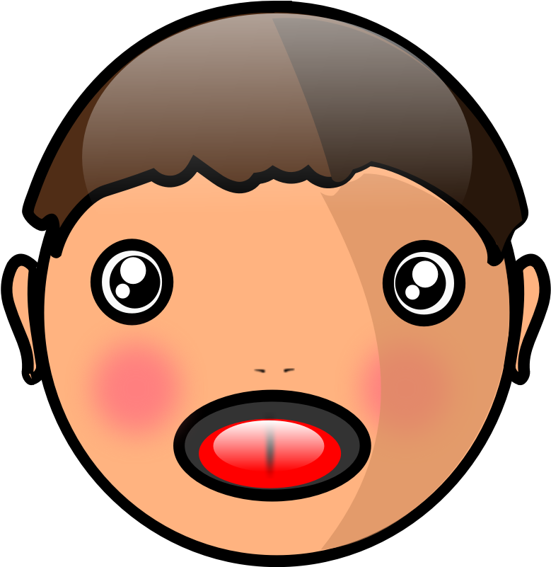 Clipart - Face Boy - Clip Art (800x800)