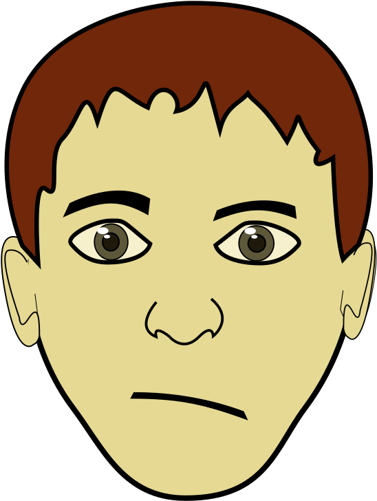 Brown Hair Boy Face Mike 02 Png Images - Clip Art (1697x2400)