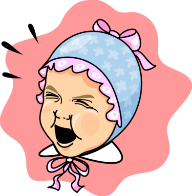Cry Baby - Crying Baby Clip Art (393x400)