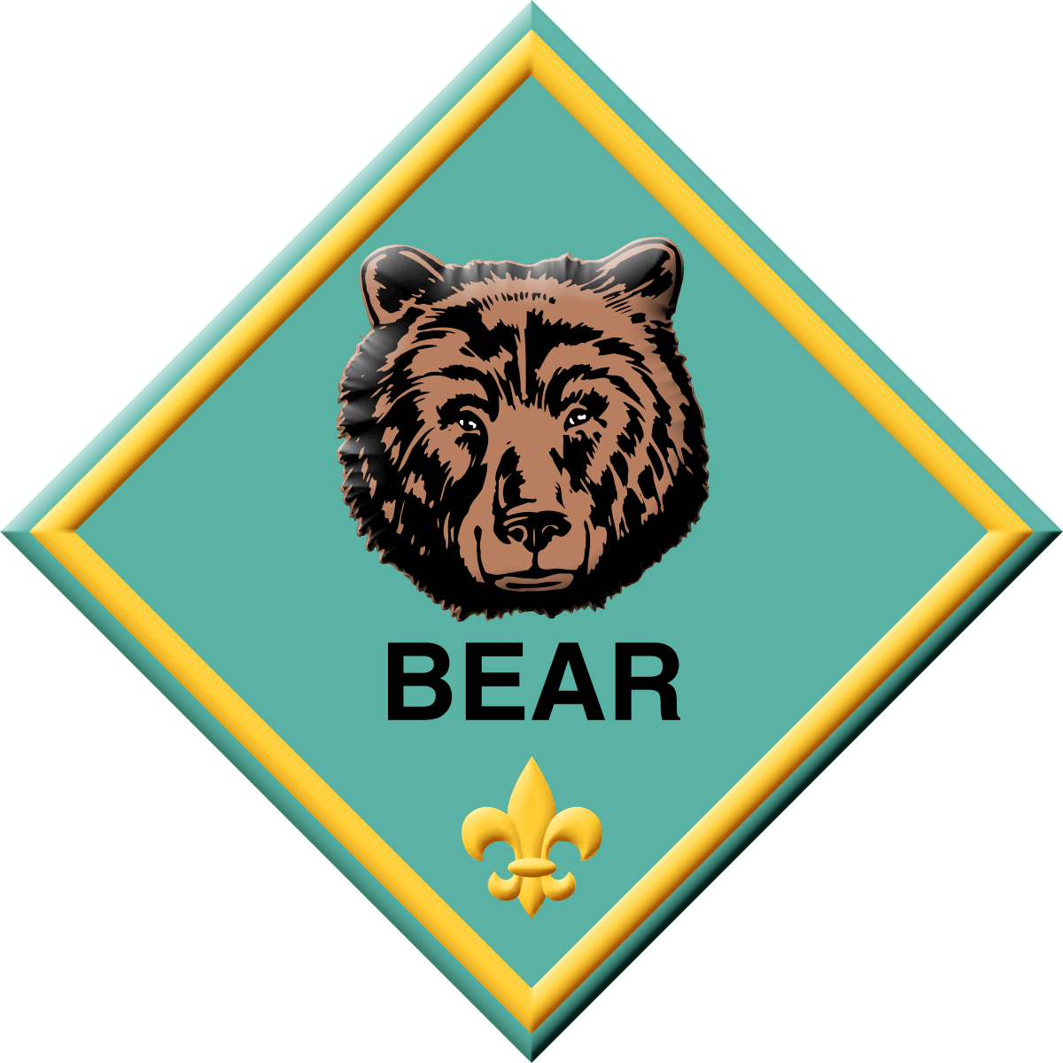 Clovis Pack 59 Cub Scouts - Cub Scout Bear Badge (1200x1200)
