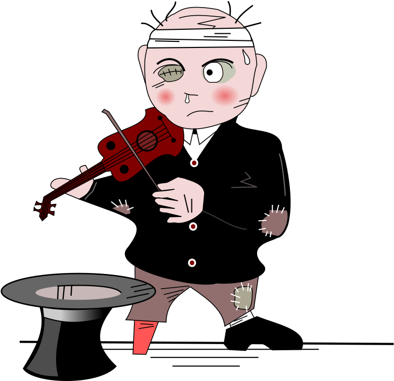 Free Poor Musician - Poor People Png (800x832)