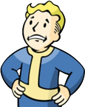 Fallout Clipart Sad - Fallout 4 Vault Boy Passenger Series Perforated Sunshade (500x360)