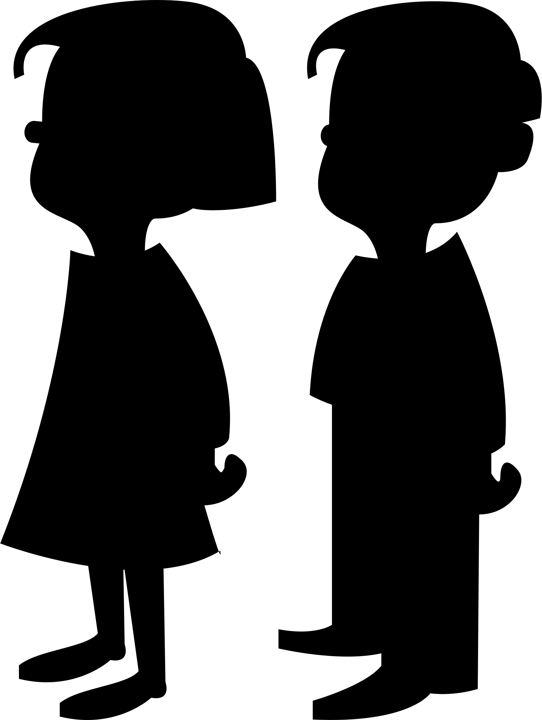 Big Image - Boy And Girl Png (1805x2400)