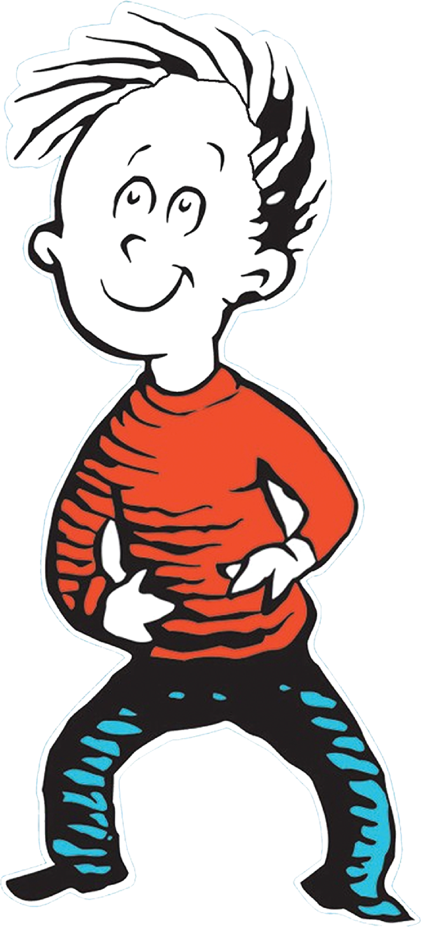 Just Then, The Egg Begins To Crack All Gather Around - Cat In The Hat Boy (1416x3119)