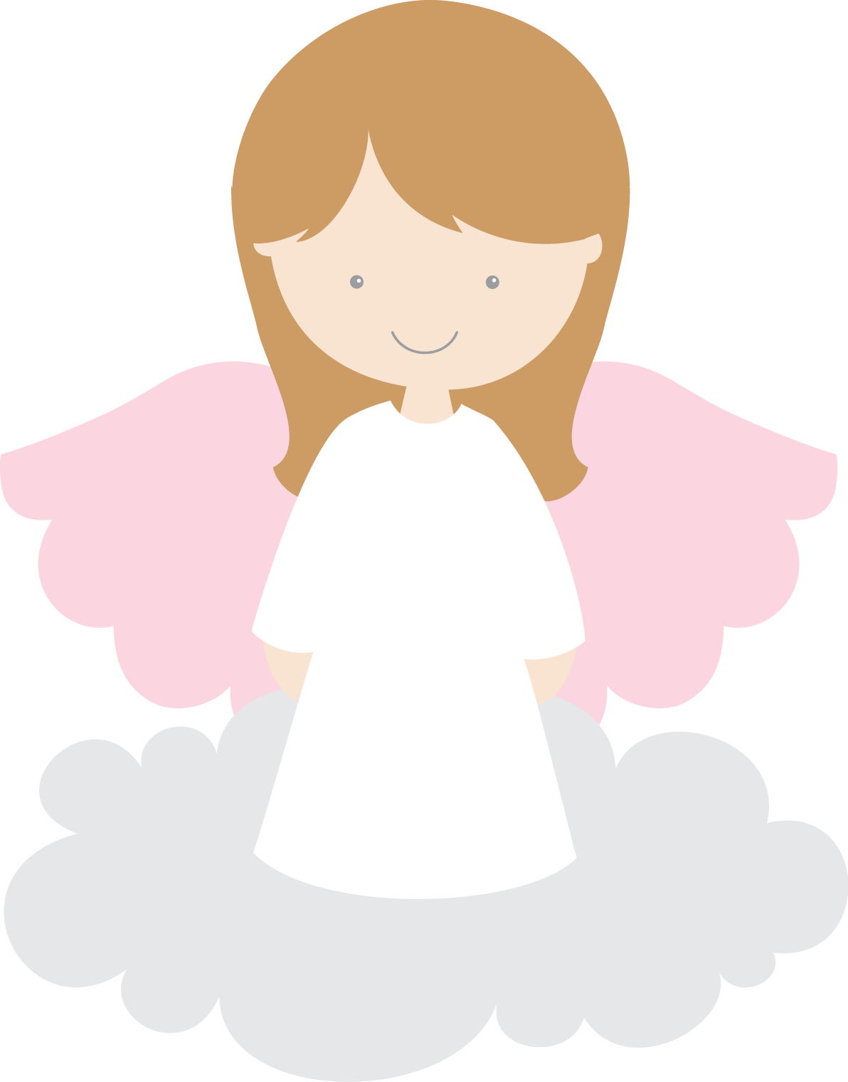 Anjinho Rosa Batizado Png (1192x1520)