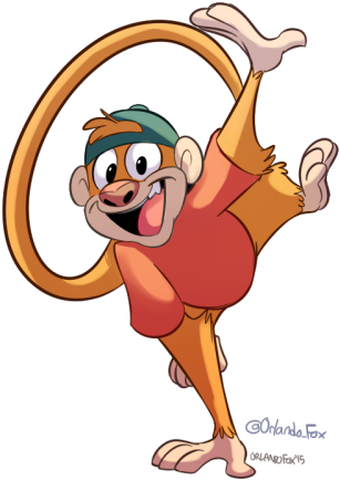 Girl Monkey Baby Shower Clipart - Foster's Home For Imaginary Friends (500x500)