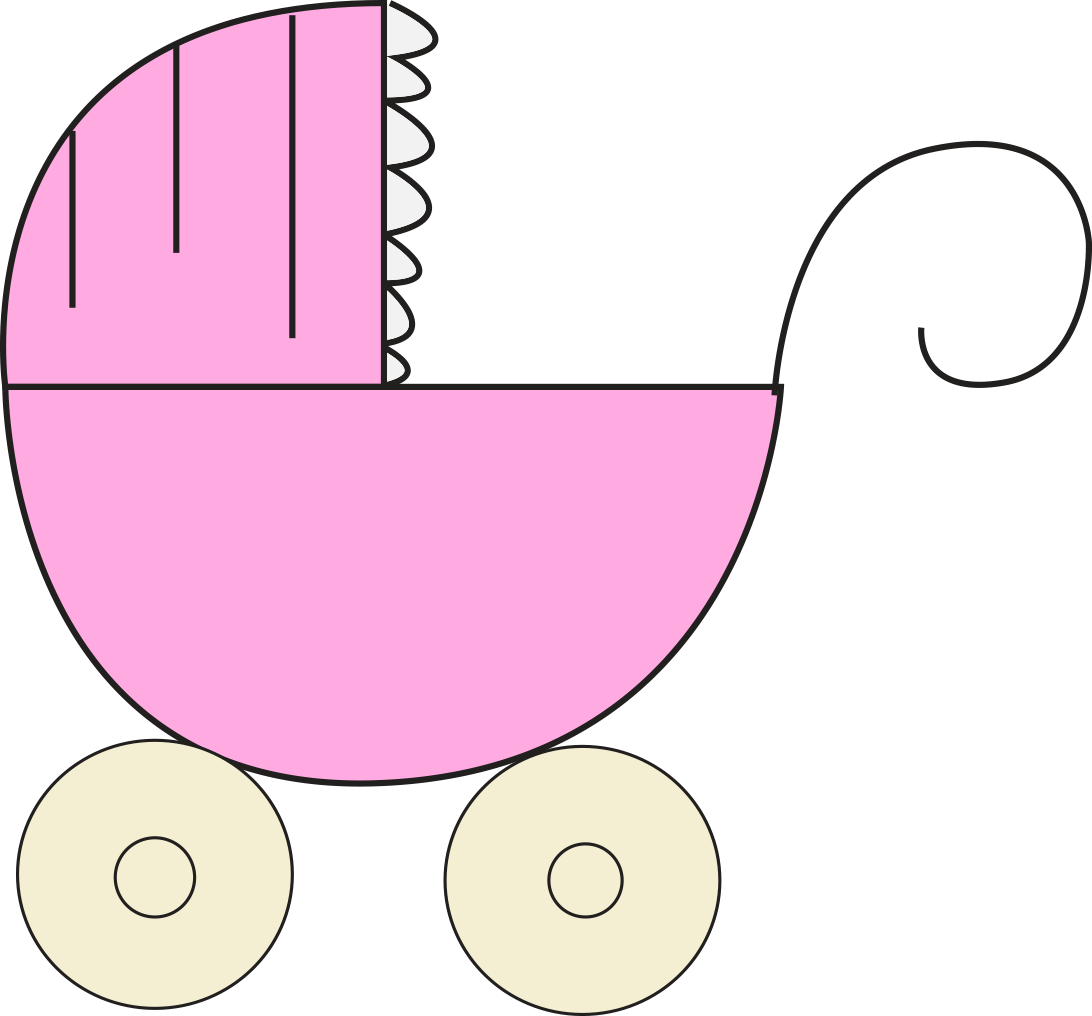 Girl Baby Shower Clip Art - Baby Shower (1092x1016)