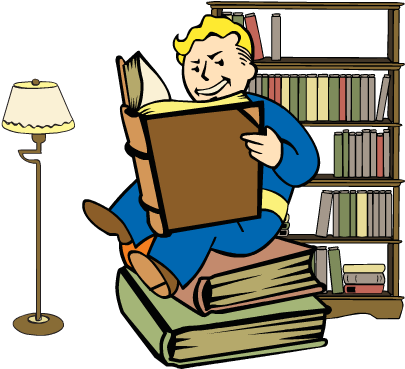 Fallout Clipart Nerd Rage - Fallout 4 Intelligence Perk (461x368)