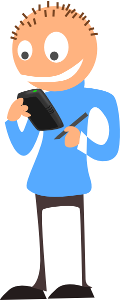 Smartphone Excitement 2 Svg Clip Arts 240 X 598 Px - Excitement Png (240x598)