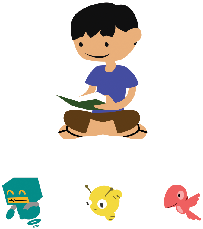 Character Designs - National Reading Mont Clipart Png (1000x1001)