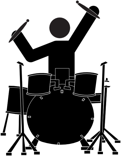 Boy Drummer Clip Art - Drummer Animasi (480x595)