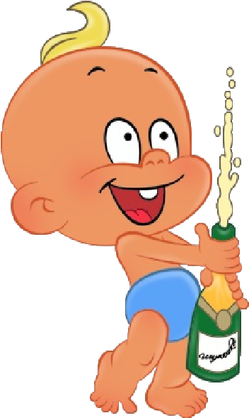 Baby Boy Cartoon Party Clip Art Images - Drawing (600x600)